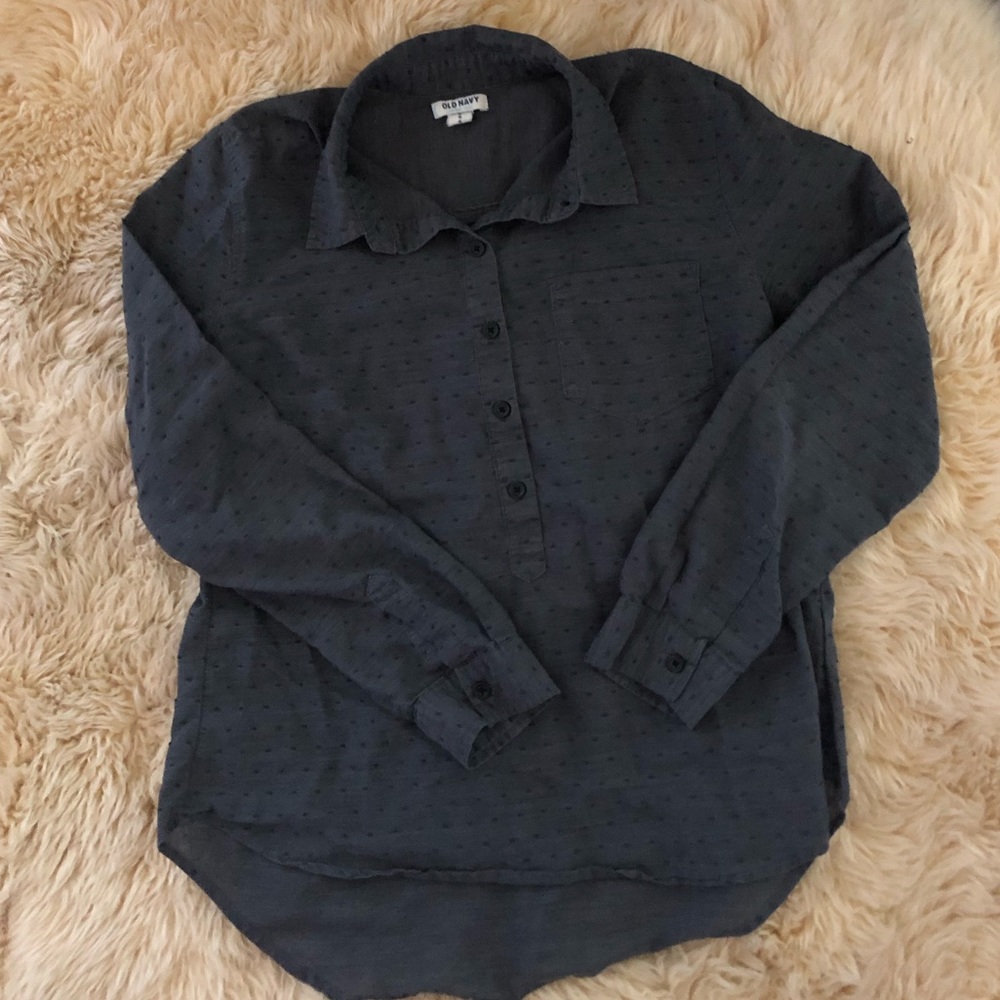 Quarter button blouse!